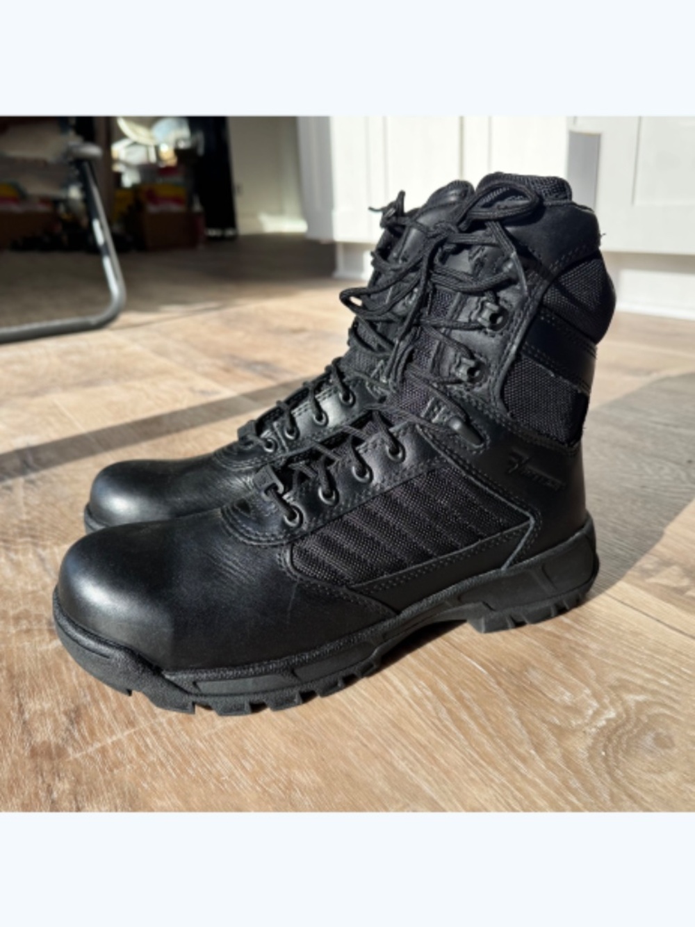 BATES TACTICAL SPORT 2 TALL SIDE ZIP #E03184 MEN'S 8" COMPOSITE SAFETY TOE DUTY